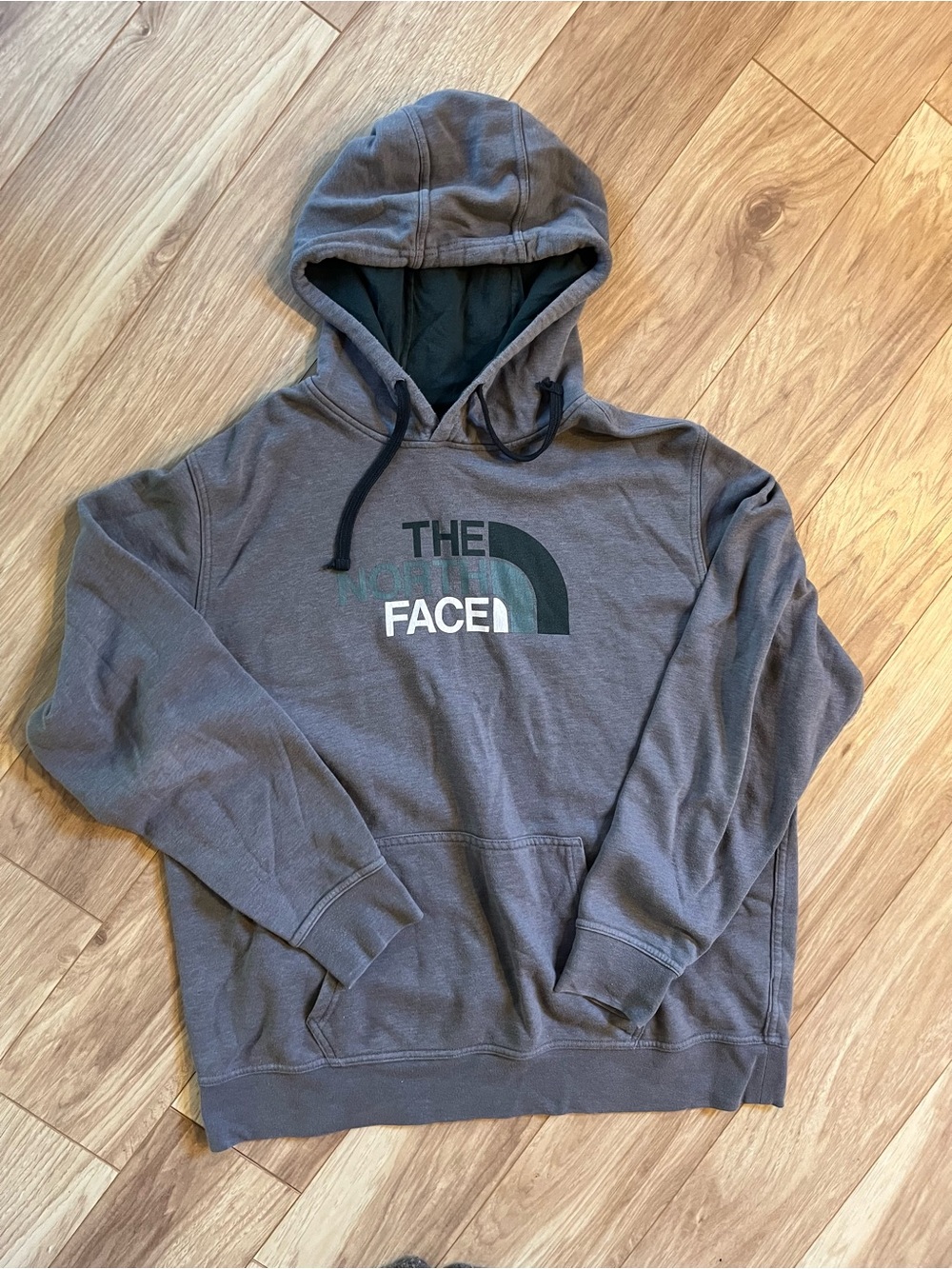 The North Face 2000s gray hoodie